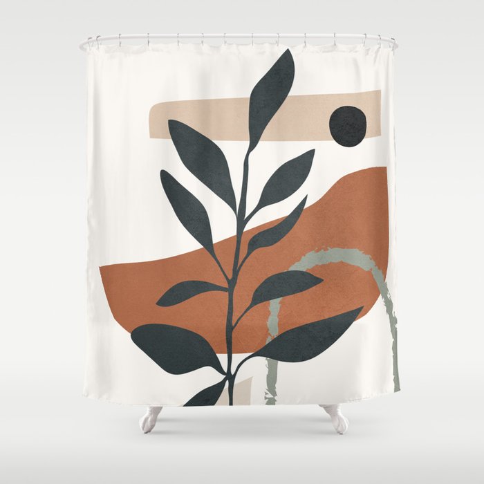 Abstract Shapes 35 Shower Curtain