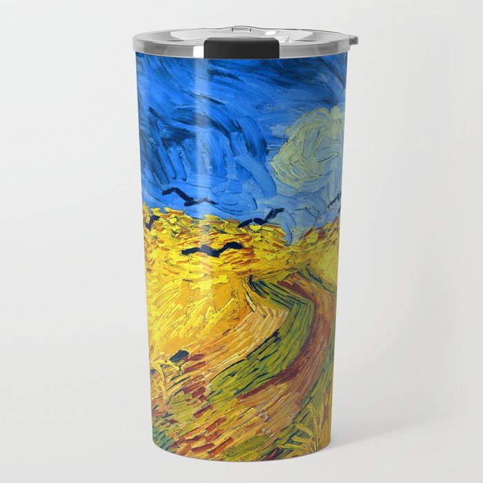 Vincent van Gogh "Wheatfield with crows" Travel Mug