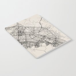 USA, Fremont Black&White City Map Notebook