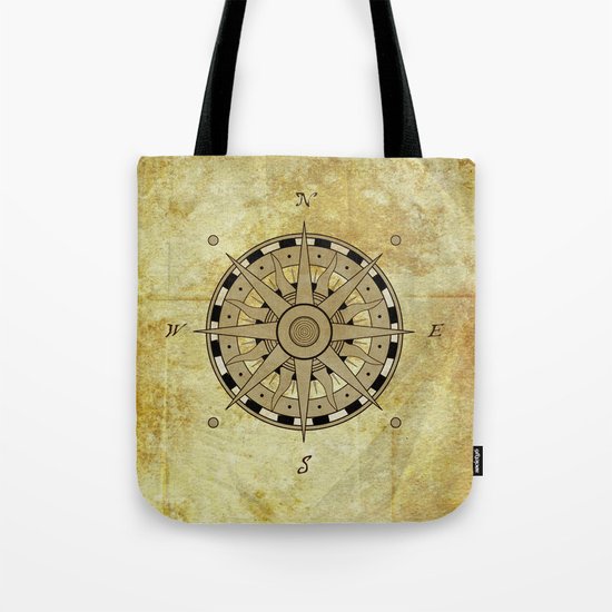 Compass Rose Tote Bag