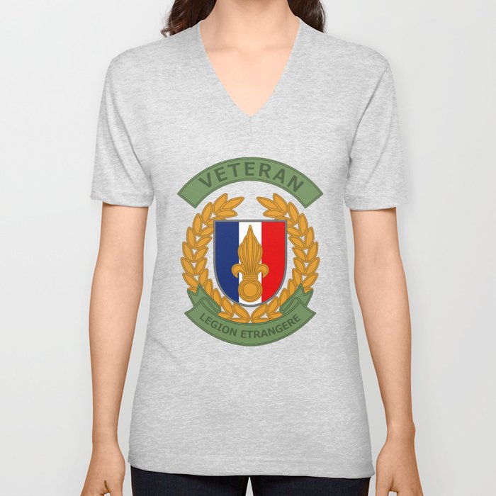 French Foreign Legion V Neck T Shirt