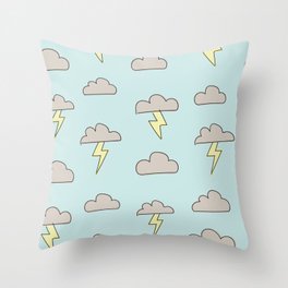 Storm in a Teacup Throw Pillow