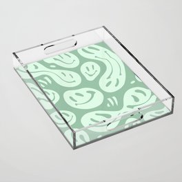 Minty Fresh Melted Happiness Acrylic Tray