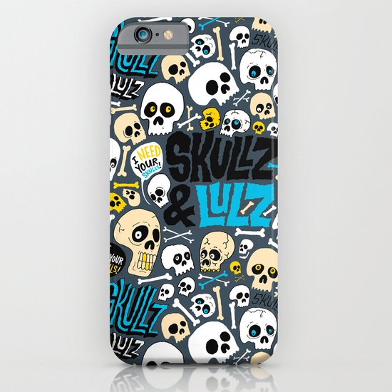 Skullz & Lulz Pattern iPhone & iPod Case
