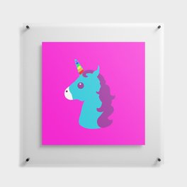 Portrait  of a Unicorn Floating Acrylic Print