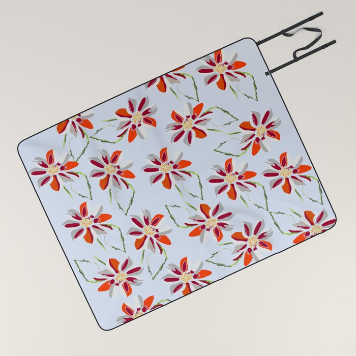 Dahlia Love Picnic Blanket