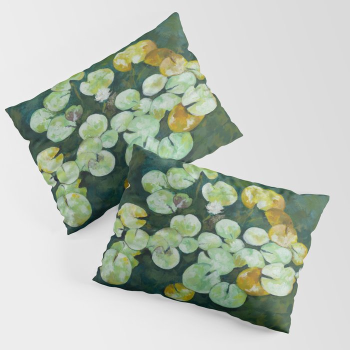 Tranquil lily pond Pillow Sham