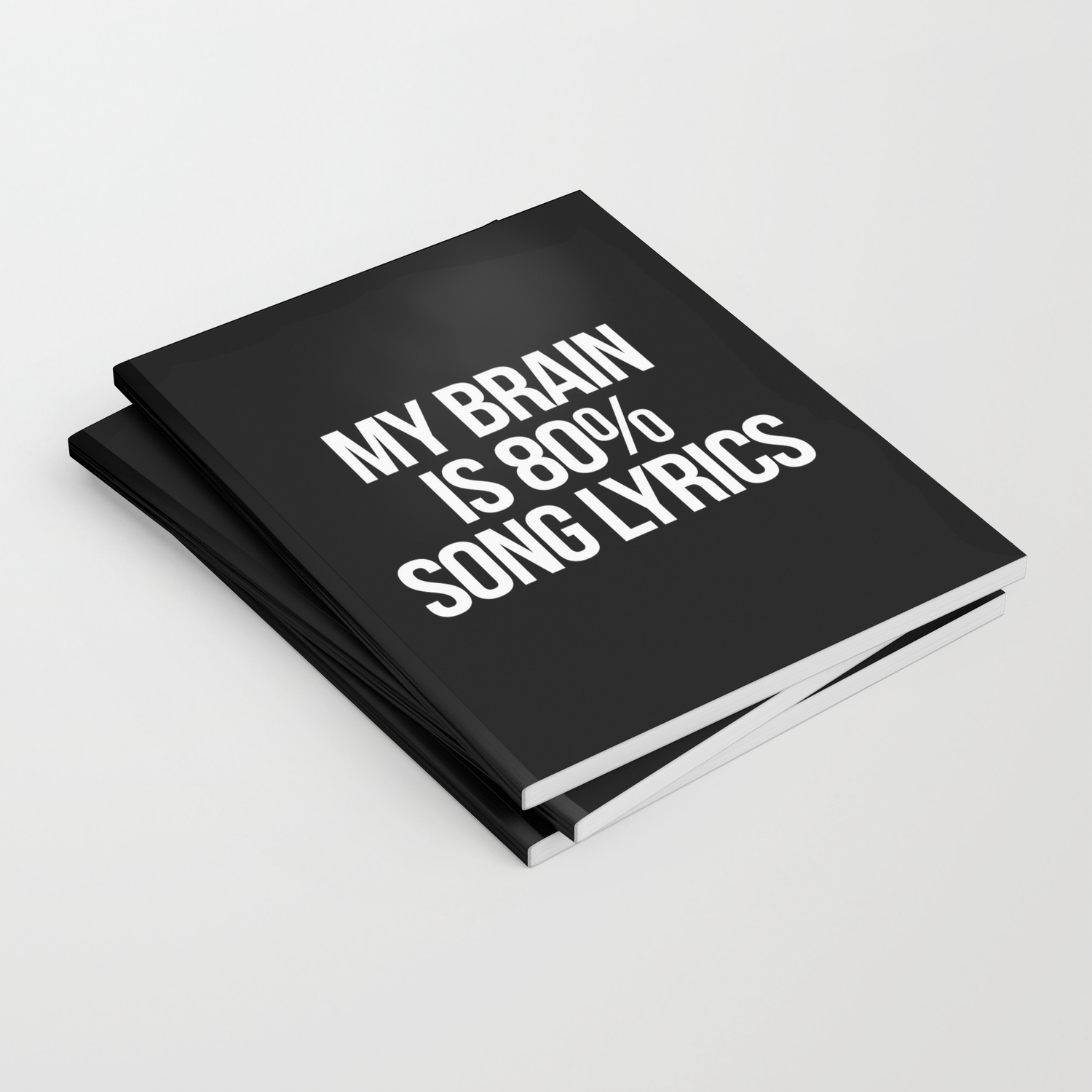 Song Lyrics Funny Quote Notebook By Envyart Society6