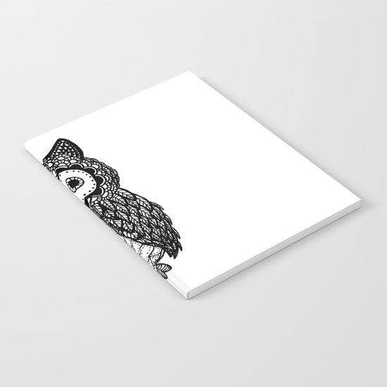 Pattern owl Notebook