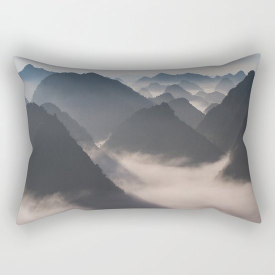 Mountains Calling Rectangular Pillow