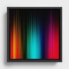 Color Reigns Framed Canvas