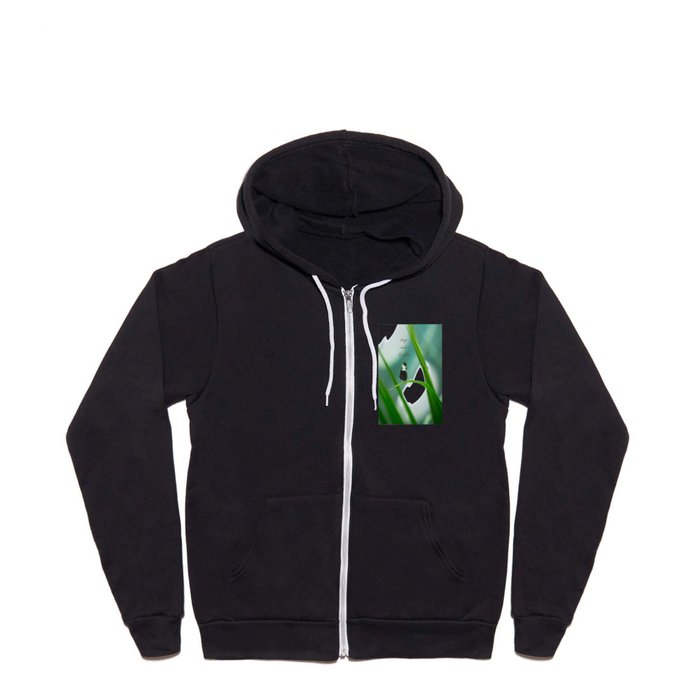 Stop and Breathe - A Reminder Full Zip Hoodie