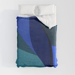 blue abstract #4 Duvet Cover