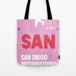 SAN San Diego airport code 1 Tote Bag