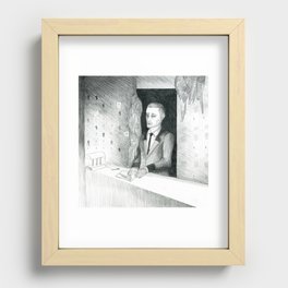 Madam, I've let a terrible thing happen. Recessed Framed Print