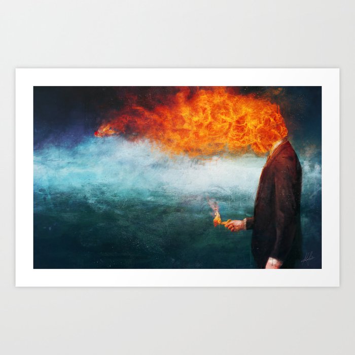 Deep Art Print