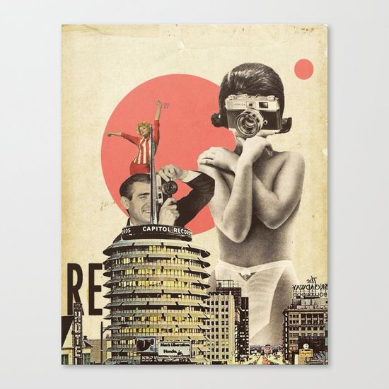 Hollywood & Vine Canvas Print