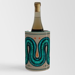 Double-headed serpent on canvas Wine Chiller