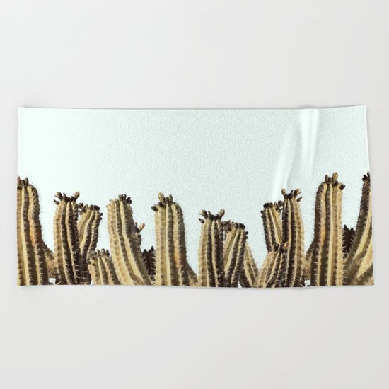 Vintage Cactus Beach Towel