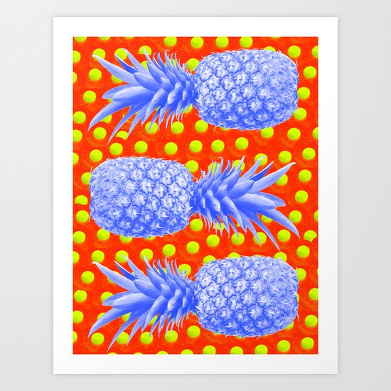 Pineapple Oyster Art Print