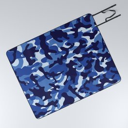 COOL LOOKING CAMOUFLAGE TEXTURED ARMY MILITARY LOOK KHAKI CAMOUFLAGE  GRAFFITI ABSTRACT Picnic Blanket