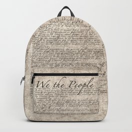 United States Bill of Rights (US Constitution) Backpack