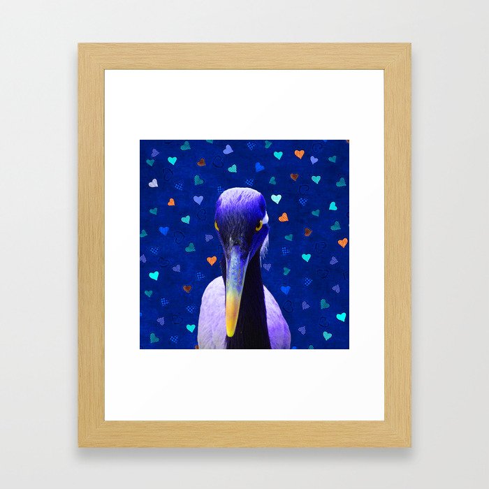 Blue Bird Framed Art Print