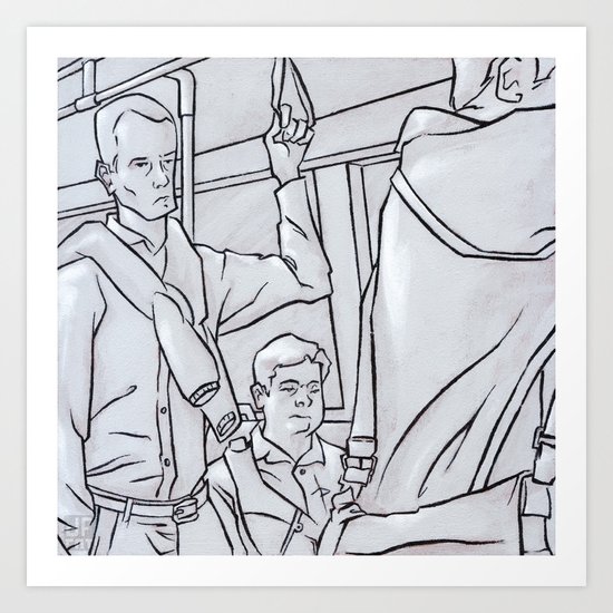 SUBWAY 1 Art Print