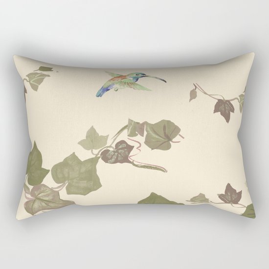 Ivy & hummingbird Rectangular Pillow