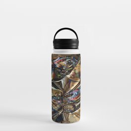 Abstract colorful mix up of pattern Water Bottle