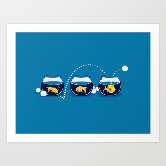 Prepared Fish Art Print