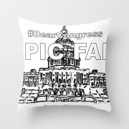 Congress EPIC FAIL Throw Pillow