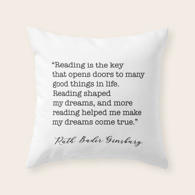 reading pillow quotes
