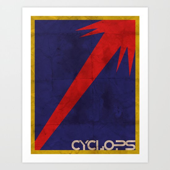 Minimalist Cyclops Art Print