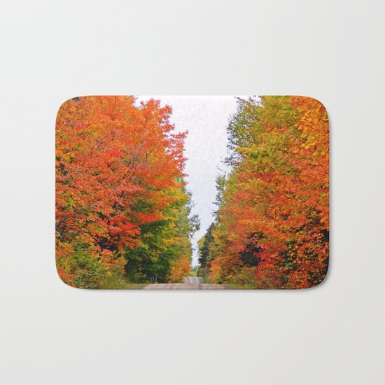 Rolling Through the Hills of Autumn Bath Mat