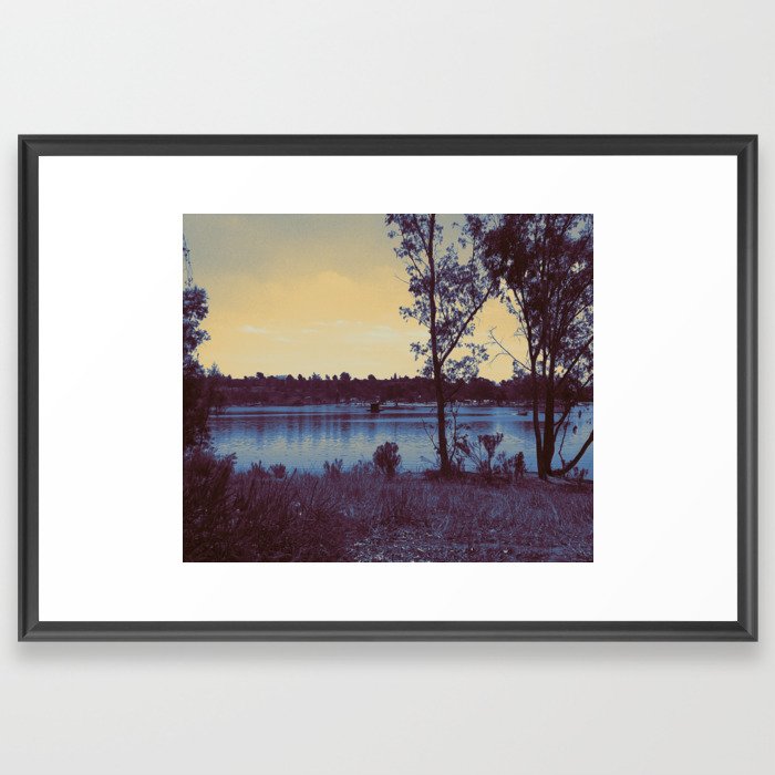 At the Lake Framed Art Print