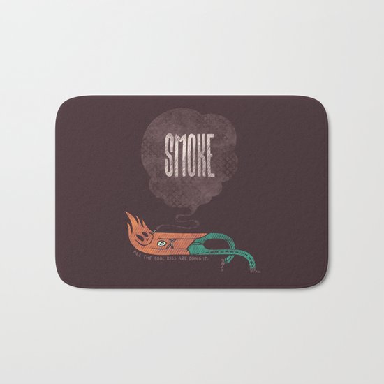 Smoke! Bath Mat