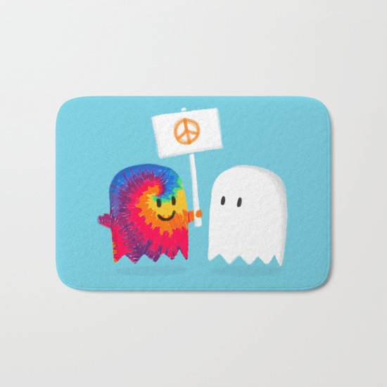 Hippie ghost Bath Mat