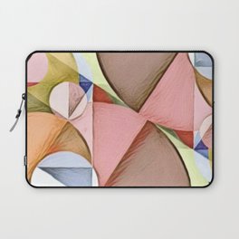 Circles and Triangles Laptop Sleeve