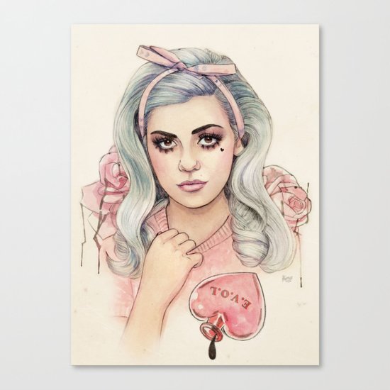 L.O.V.E | E.V.O.L Canvas Print