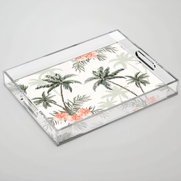 Tropical Palm Trees Acrylic Tray