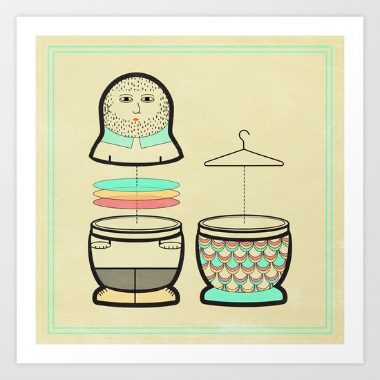 Everybody should have the opportunity to become a mermaid Art Print