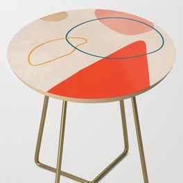 Nordic Organic Abstract Shapes Side Table