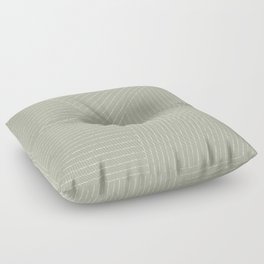 Lines (Linen Sage) Floor Pillow