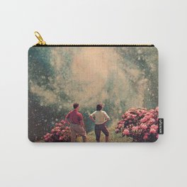There will be Light in the End Carry-All Pouch | Universe, Sky, Adventure, People, Digital, Stars, Together, Floral, Surreal, Retrofuture 