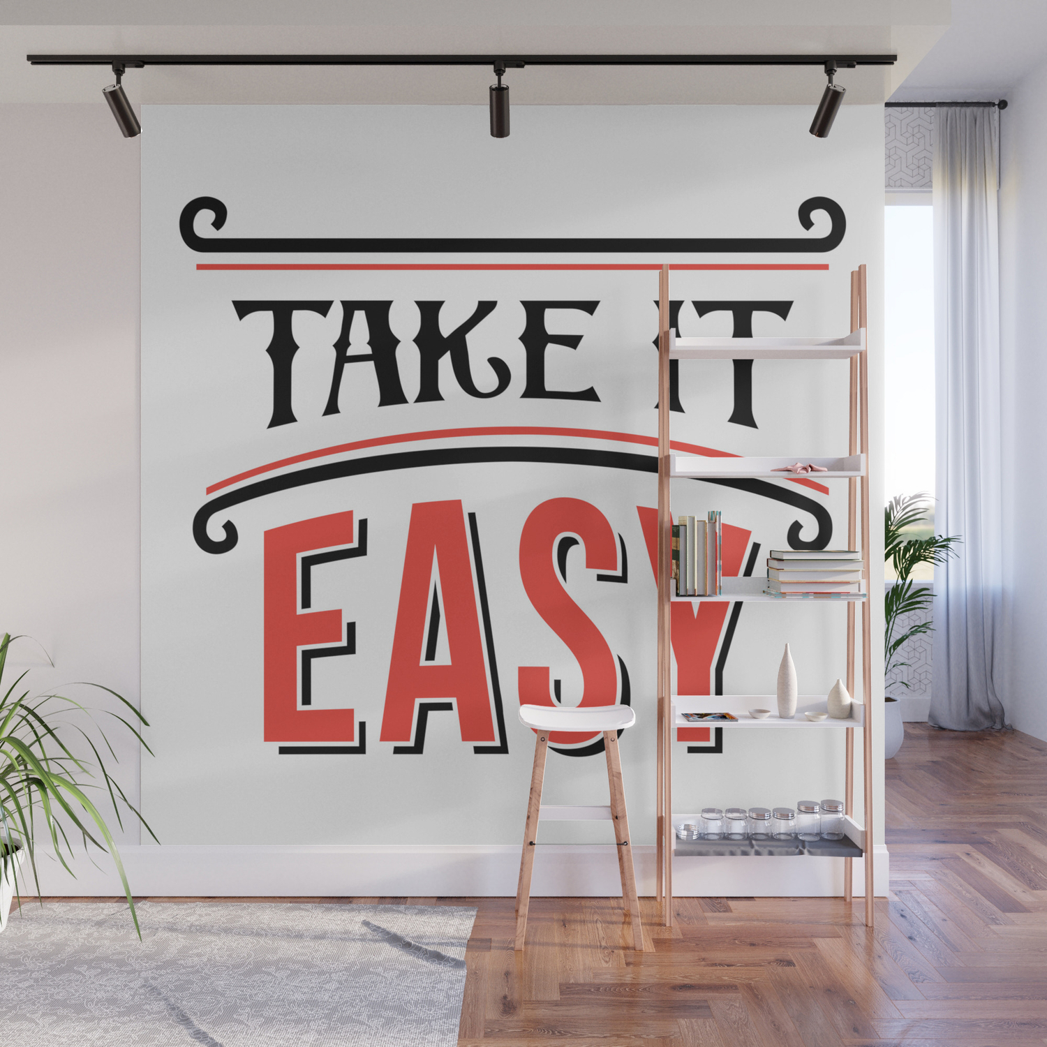 Take It Easy Wall Mural By Chadielhanchi Society6