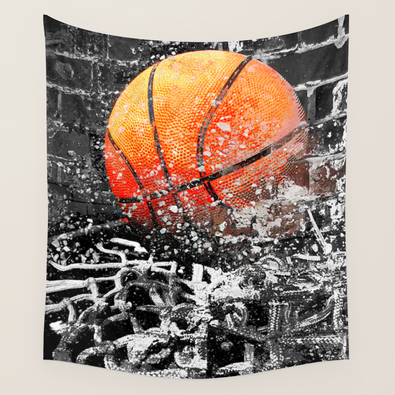 Basketball art swoosh 103 Wall Tapestry by takumipark | Society6