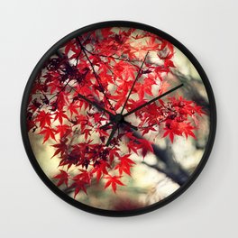 Japanese Maple Wall Clock