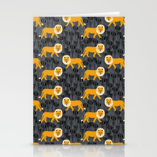 Safari Lion by Andrea Lauren Stationery Cards