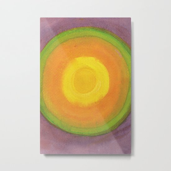 Sun above purple Sky Metal Print